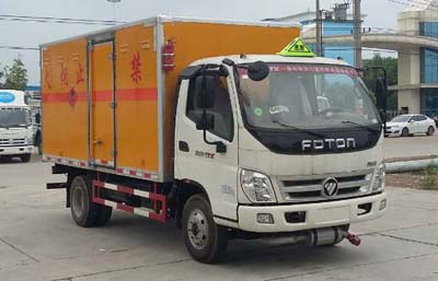 4.1米福田奧鈴易燃液體廂式運輸車（4.2噸）